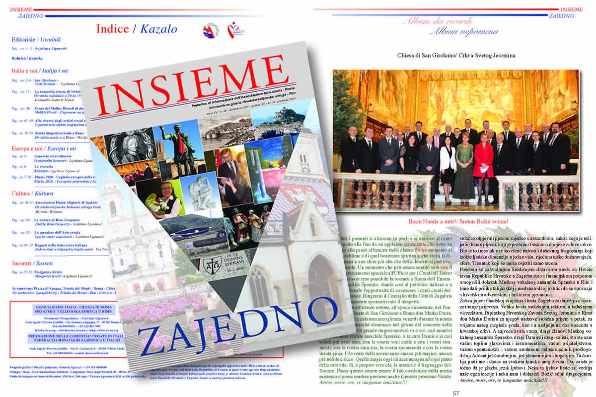 Objavljen je časopis «Insieme/Zajedno» br.55